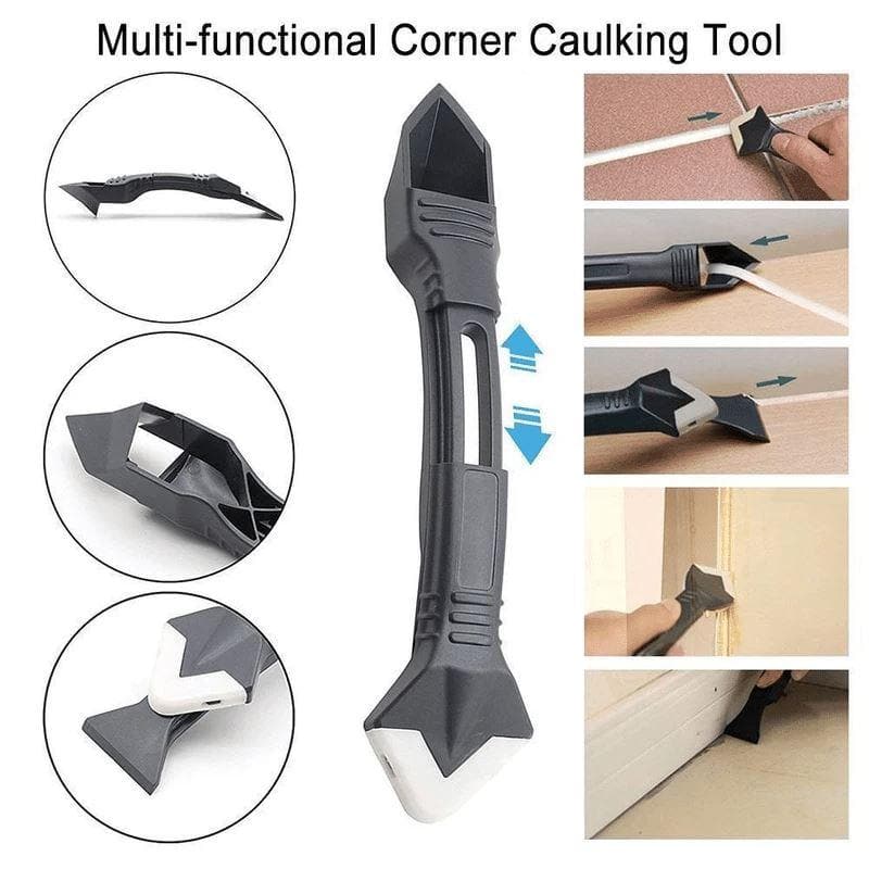 3-in-1 Silicone Removal And Caulking Multi-Tool (6 PC Set)