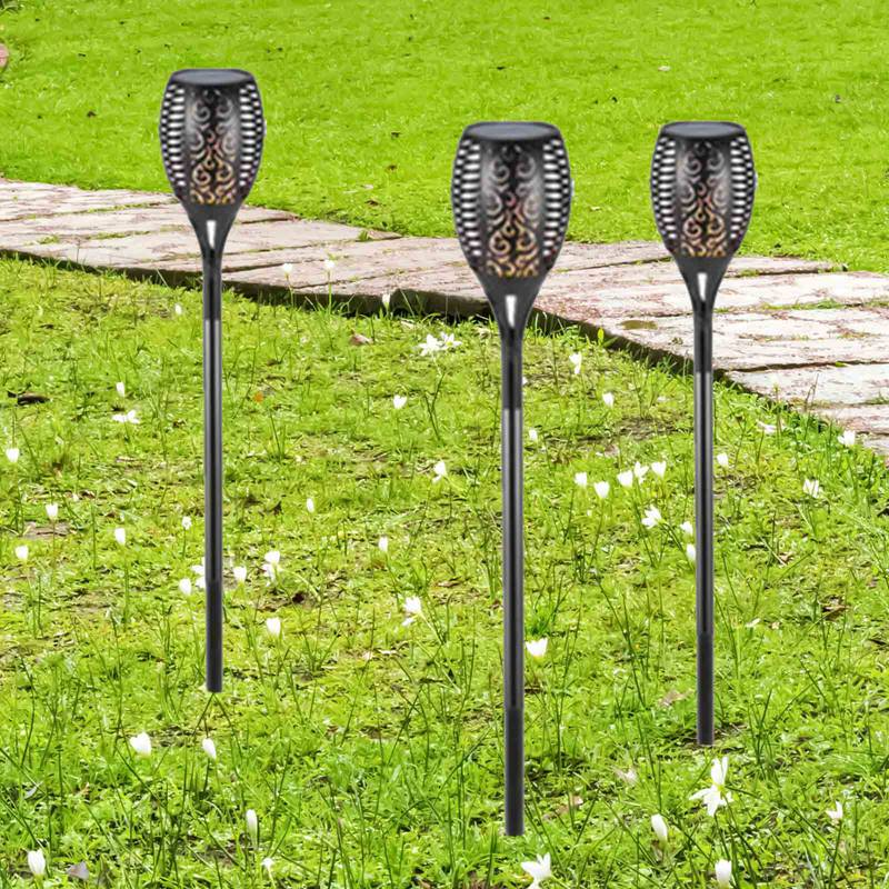 Solar Flame Torch Light LED Outdoor Lamp