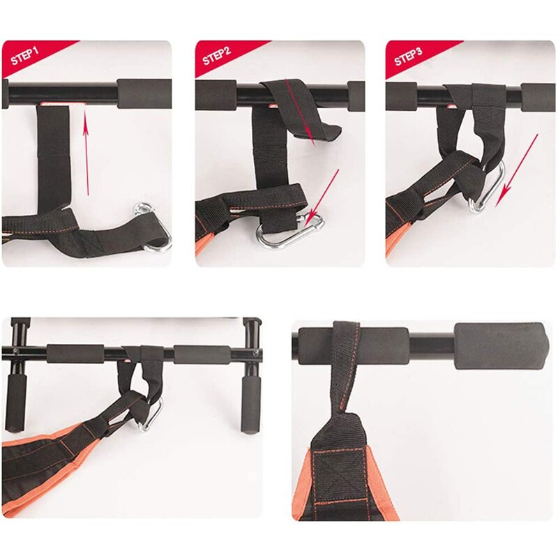AB Sling Straps Abdominal Pullup Heavy Hanging Belt