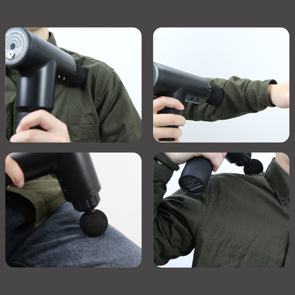 Massage Gun Back Neck Deep Tissue Muscle Massager Body Pain Relief Therapy Handheld