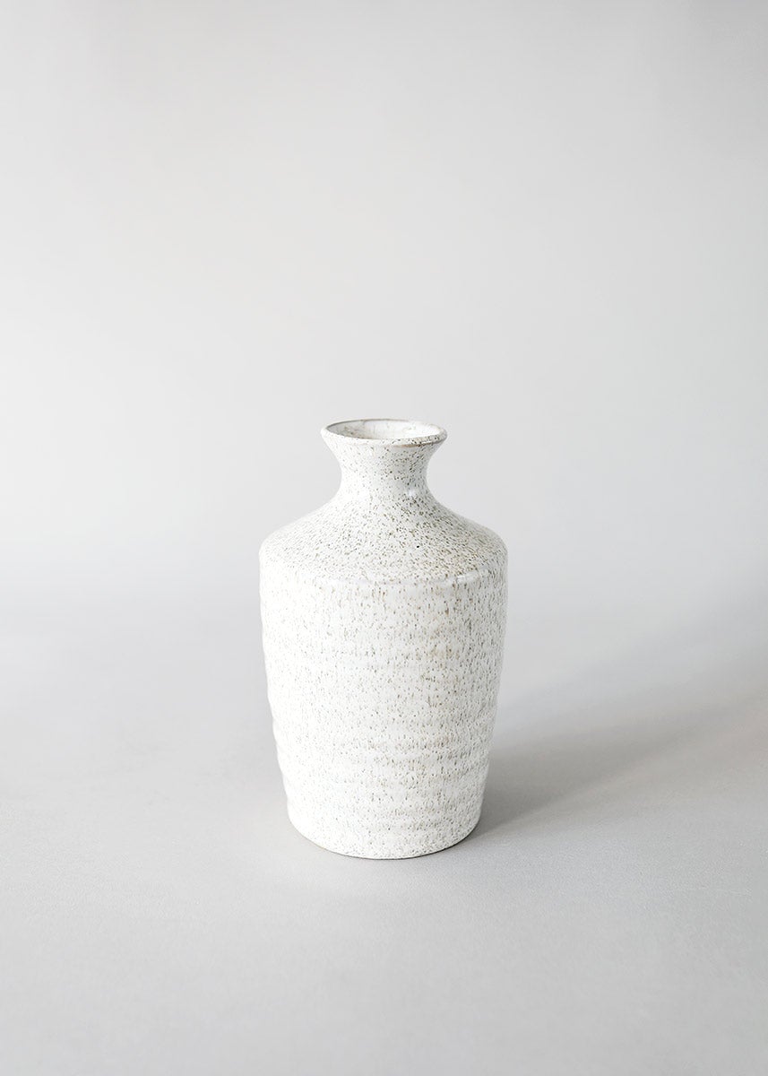 Distressed White Ceramic Hari Vase