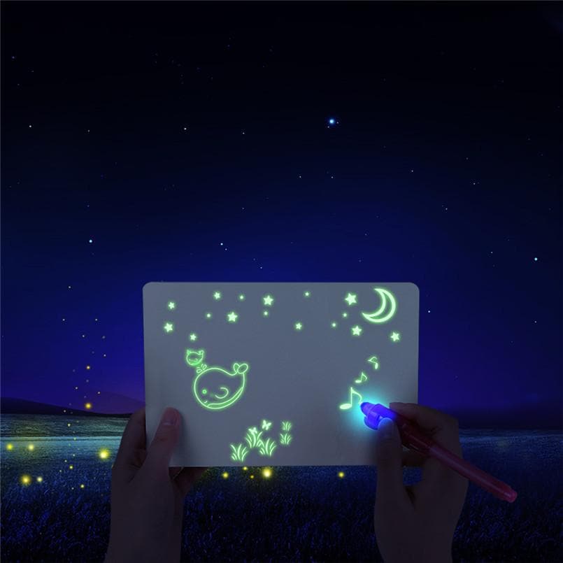 Magic Light-Up Pen & Drawing Board For Kids