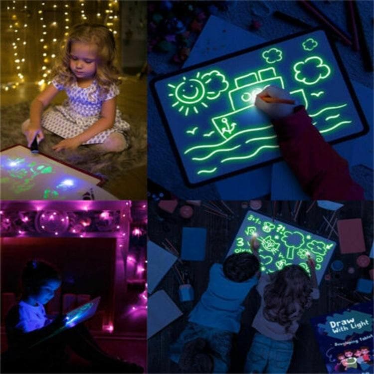 Magic Light-Up Pen & Drawing Board For Kids